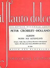 Peter Crossley-Holland Notenblätter Albion Bilder aus Alt-England für Sopran-, Alt