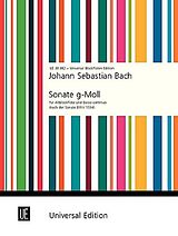 Johann Sebastian Bach Notenblätter Sonate g-Moll nach BWV1034