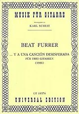 Beat Furrer Notenblätter Y a una cancion desesperada
