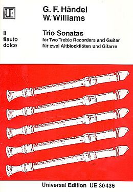 Georg Friedrich Händel Notenblätter Trio Sonatas für 2 Altblockflöten