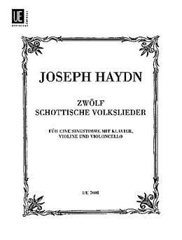 Franz Joseph Haydn Notenblätter 12 schottische Volkslieder für