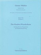 Gustav Mahler Notenblätter Des Knaben Wunderhorn