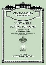 Kurt Weill Notenblätter Foxtrot-Potpourri aus Die Dreigroschenoper