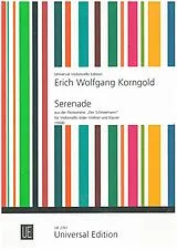 Erich Wolfgang Korngold Notenblätter Serenade aus Der Schneemann