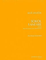 Leos Janácek Notenblätter Sokol Fanfare for 9 trumpets, 2 tenor tubes