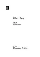 Gilbert Amy Notenblätter Jeux für 1-4 Oboen