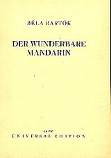 Béla Bartók Notenblätter Der wunderbare Mandarin