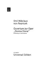 Emil Nikolaus von Reznicek Notenblätter Ouvertüre zur Oper Donna Diana