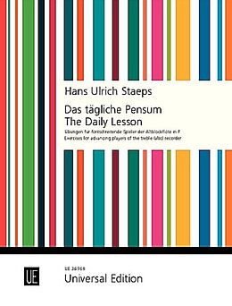 Hans Ulrich Staeps Notenblätter Das tägliche Pensum