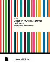  Notenblätter Lieder im Frühling, Sommer und Herbst