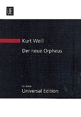 Kurt Weill Notenblätter Der neue Orpheus op.16