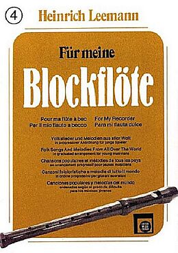  Notenblätter Für meine Blockflöte Band 4