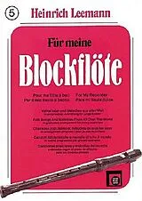  Notenblätter Für meine Blockflöte Band 5