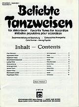  Notenblätter Beliebte Tanzweisen Band 2 für Akkordeon