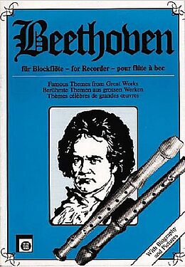Ludwig van Beethoven Notenblätter Beethoven für Blockflöte