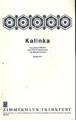  Notenblätter Kalinka