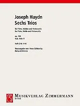 Franz Joseph Haydn Notenblätter 6 Trios op.100 Band 2 (Nr.4-6)