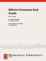 Wilhelm Friedemann Bach Notenblätter Sonate D-Dur