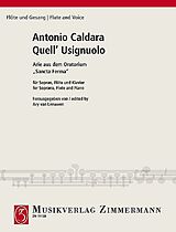 Antonio Caldara Notenblätter Quell usignuolo Aria per soprano