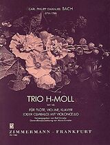 Carl Philipp Emanuel Bach Notenblätter Trio h-Moll