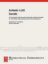 Antonio Lotti Notenblätter Sonate