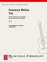 Francesco Molino Notenblätter Trio op.45