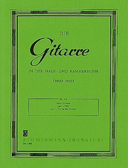 Francesco Giovanni Giuliani Notenblätter Trio op.71