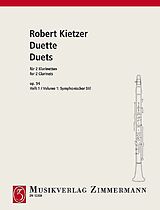 Robert Kietzer Notenblätter Duette op.94 Band 1 Sinfonischer Stil