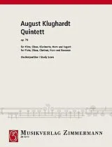 August Klughardt Notenblätter Quintett op.79