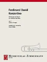 Ferdinand David Notenblätter Concertino Es-Dur op.4