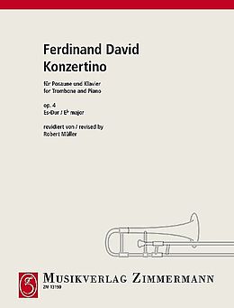 Ferdinand David Notenblätter Concertino Es-Dur op.4