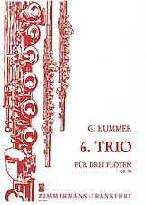 Kaspar Kummer Notenblätter Trio Nr.6 op.59