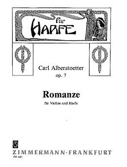 Carl Alberstötter Notenblätter Romanze op.7