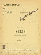 Gerhard Braun Notenblätter SERIE IMPASIBILIDAD, INEGO, EXTA