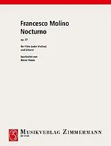 Francesco Molino Notenblätter Nocturno op.37