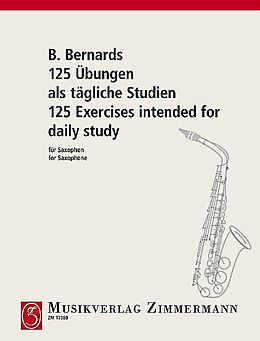 B. Bernards Notenblätter 125 Übungen als tägliche Studien