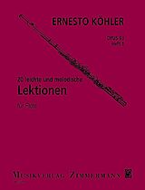Ernesto Köhler Notenblätter 20 leichte und melodische Lektionen