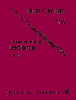 Ernesto Köhler Notenblätter 20 leichte und melodische Lektionen