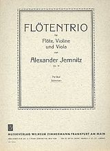 Alexander Jemnitz Notenblätter Trio op.19