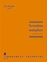 Jan Truhlar Notenblätter Sonatina semplice op.18