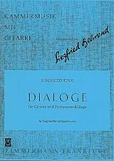 Siegfried Fink Notenblätter DIALOGE FUER GITARRE UND PERCUS