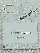 Xavier Benguerel Notenblätter Intento a dos für Gitarre und
