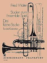 Fried Walter Notenblätter Studien zum Ensemblespiel Band 1