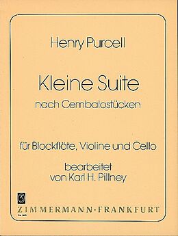 Henry Purcell Notenblätter Kleine Suite