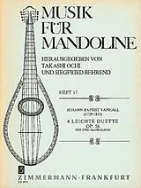 Johann Baptist (Krtitel) Vanhal Notenblätter 4 leichte Duette op.56