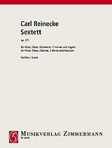 Carl Reinecke Notenblätter Sextett B-Dur op.271 für Flöte