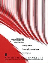 Joan Guinjoan Gispert Notenblätter Tension-Relax für Schlagzeug