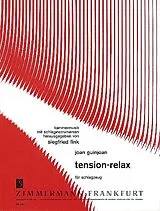 Joan Guinjoan Gispert Notenblätter Tension-Relax für Schlagzeug