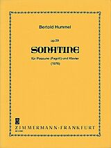 Bertold Hummel Notenblätter Sonatine op.59