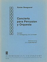 Xavier Benguerel Notenblätter Konzert